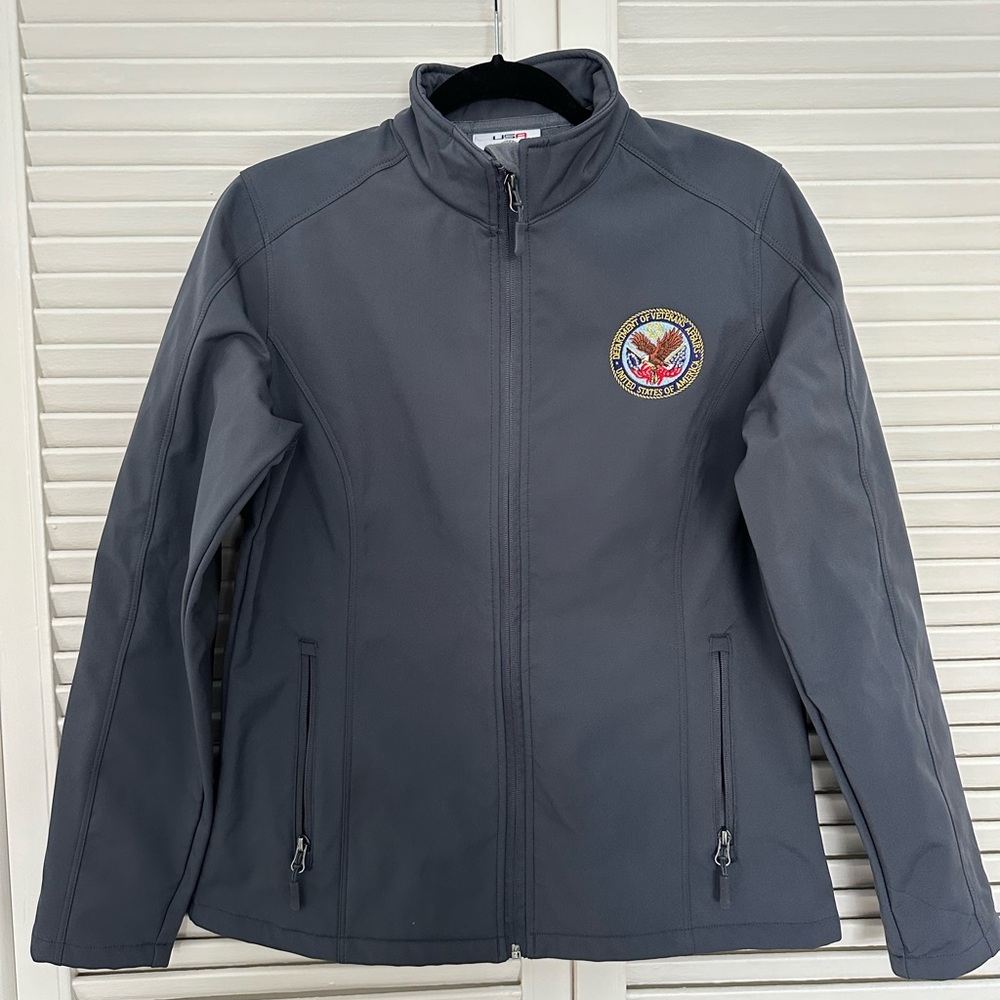 Veterans Affairs gray jacket